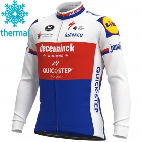 Maillot Cyclisme 2021 Deceuninck-Quick-Step Hiver Thermal Fleece N005